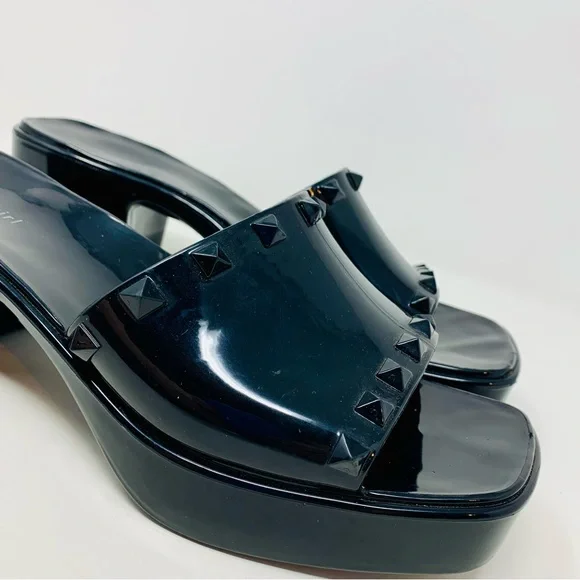 Madden Girl Paccer Studded Platform Sandal Black Size 10 - Picture 6 of 9